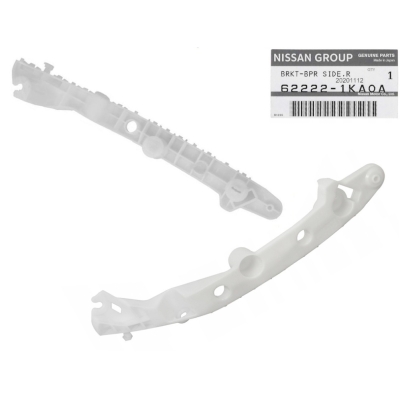 NISSAN JUKE F15 10- MOCOWANIE ZDERZAKA PRZEDNIEGO ŚLIZG PRAWY OE 62222-1KA0A